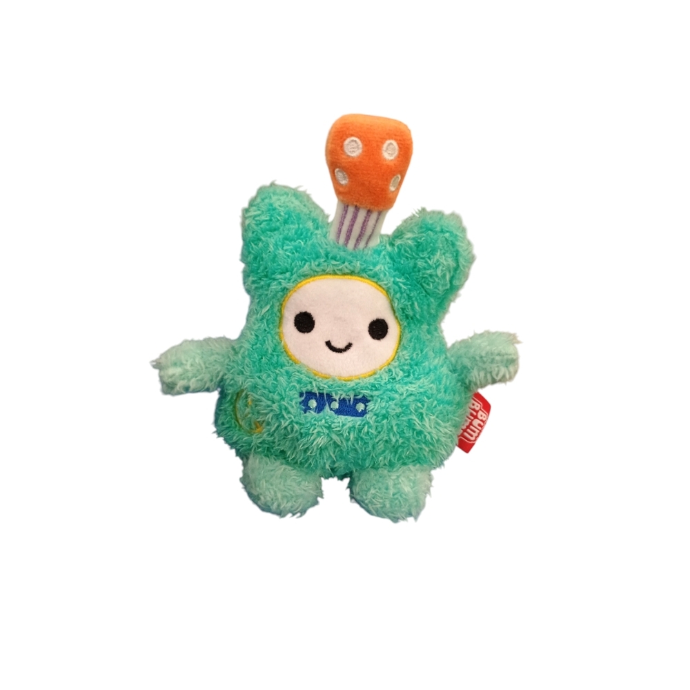Bum Bumz GroovyBumz Teal Sitting Plush - Giovanni the Guitar 6in